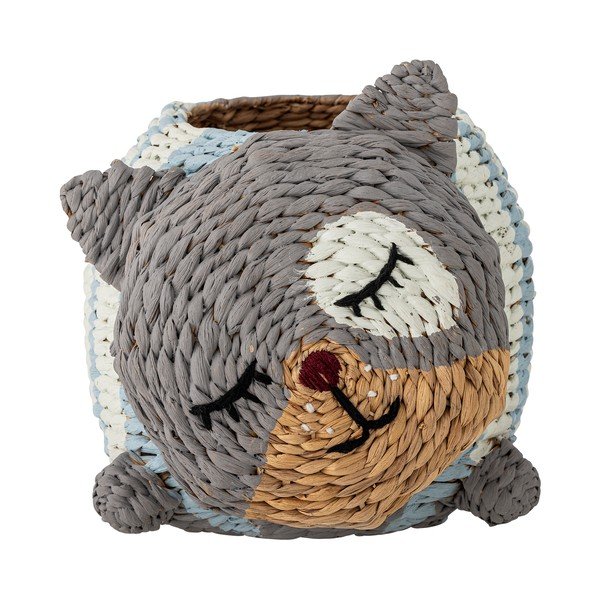 Bērnu rotaļlietu grozs no ūdens hiacintes 30x46x25 cm Mille – Bloomingville Mini-image-4