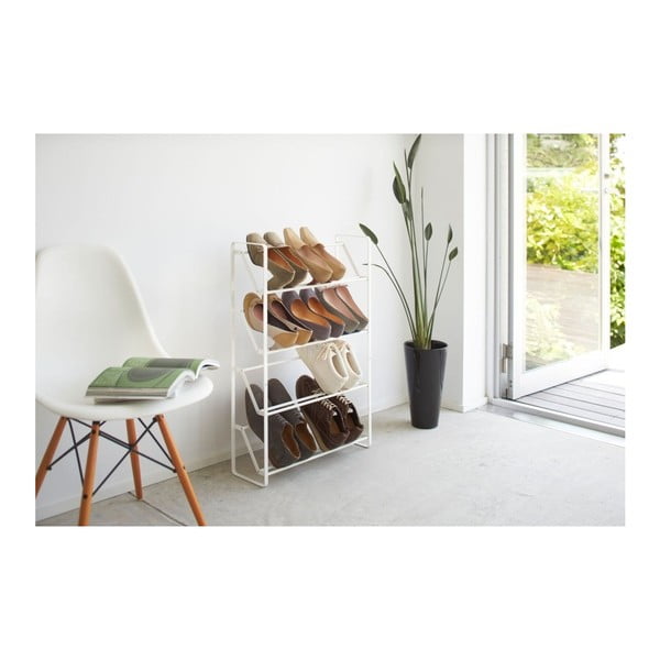 Balts metāla apavu statīvs Frame – YAMAZAKI-image-1