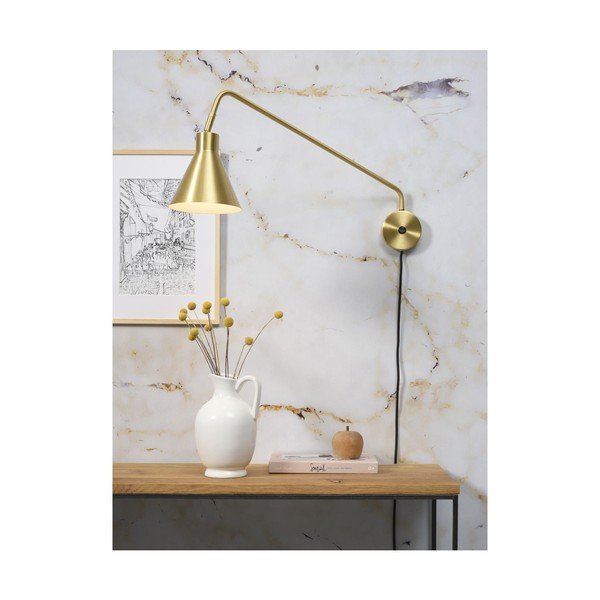 Sienas lampa zelta krāsā ø 16 cm Lyon – it's about RoMi-image-4