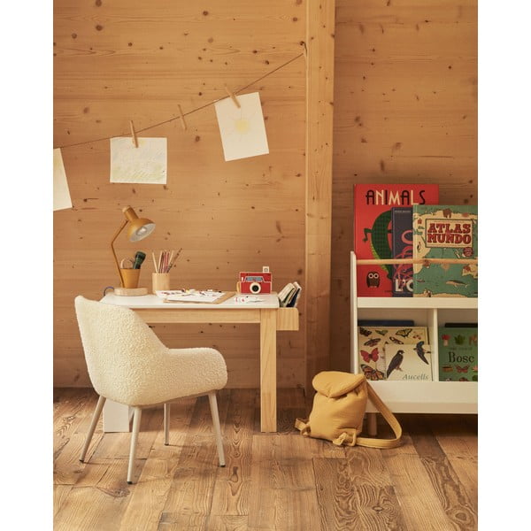 Balts bērnu krēsls Konna – Kave Home-image-2