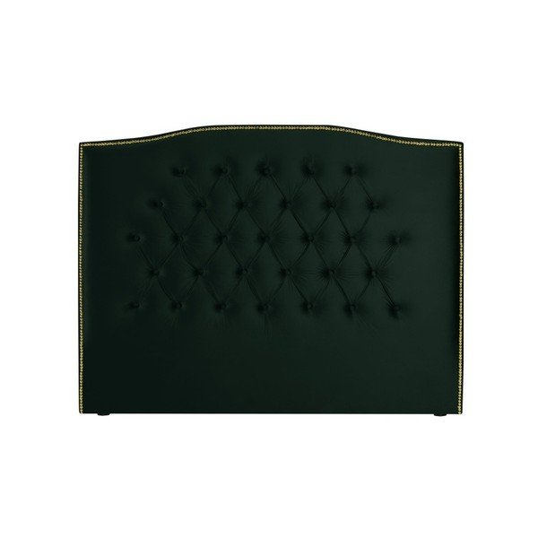 Smaragdzaļš gultas galvgalis Mazzini Sofas Daisy, 140 x 120 cm