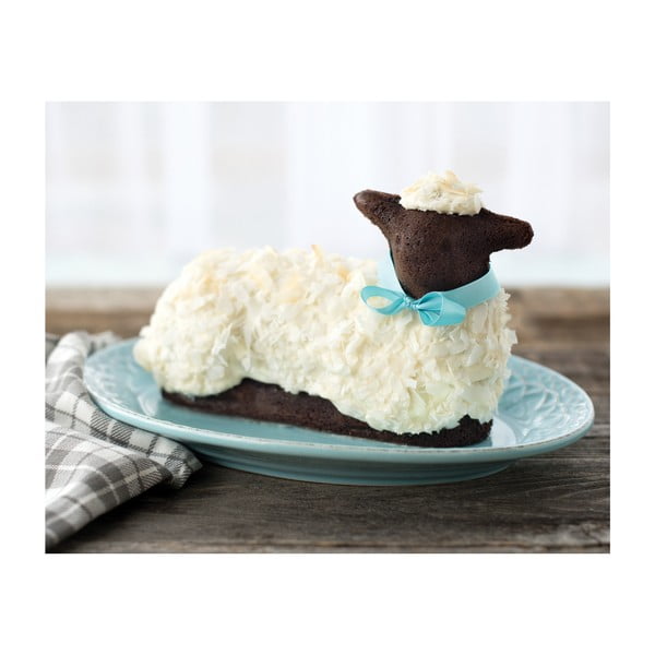 Cepšanas veidne jēra formā sudraba krāsā Nordic Ware Easter, 700 ml-image-3