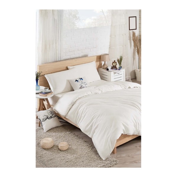Kokvilnas gultasveļas komplekts ar Amalia palagu, 200 x 220 cm