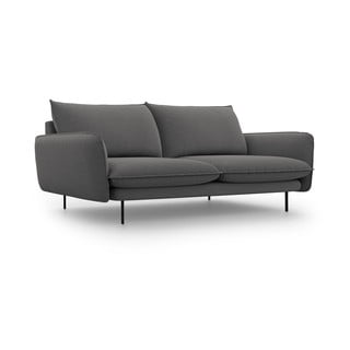 Tumši pelēks trīsvietīgs dīvāns Cosmopolitan Design Vienna, 200 cm