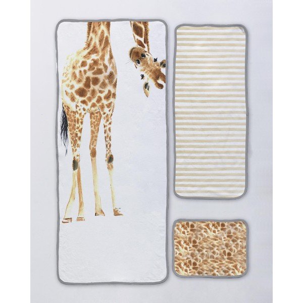 3 dvieļu komplekts Madre Selva Funky Giraffe-image-1