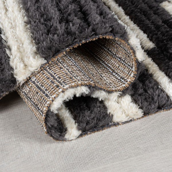 Melnbalts paklājs 120x170 cm Lina – Flair Rugs-image-2