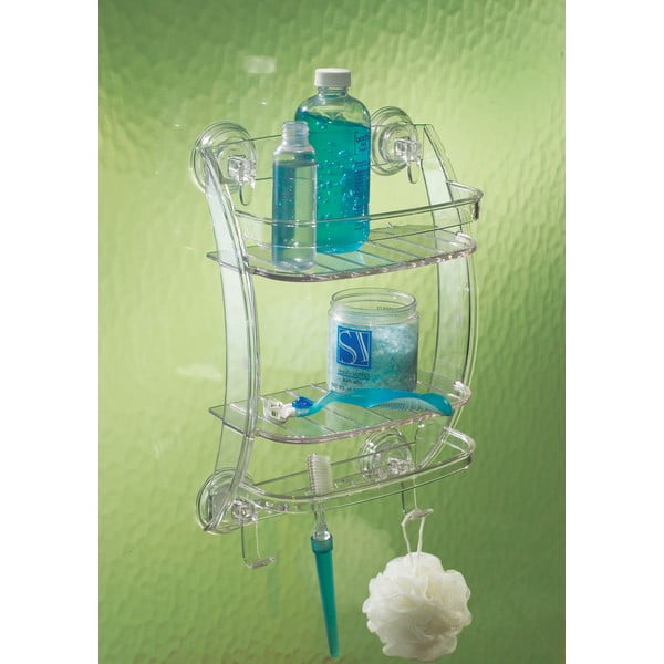 Krūžu statīvs ar piesūcekļiem iDesign Spa Organizer-image-1