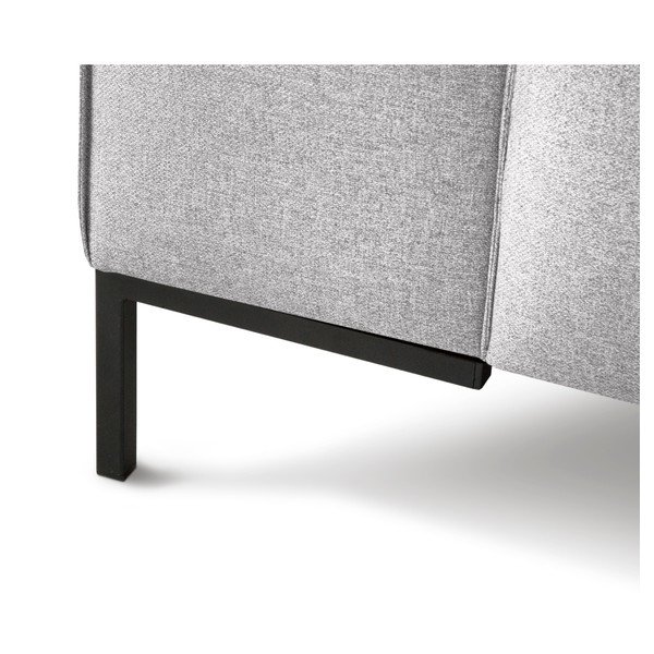 Cosmopolitan Design Seville gaiši pelēks stūra dīvāns, labais stūris-image-4