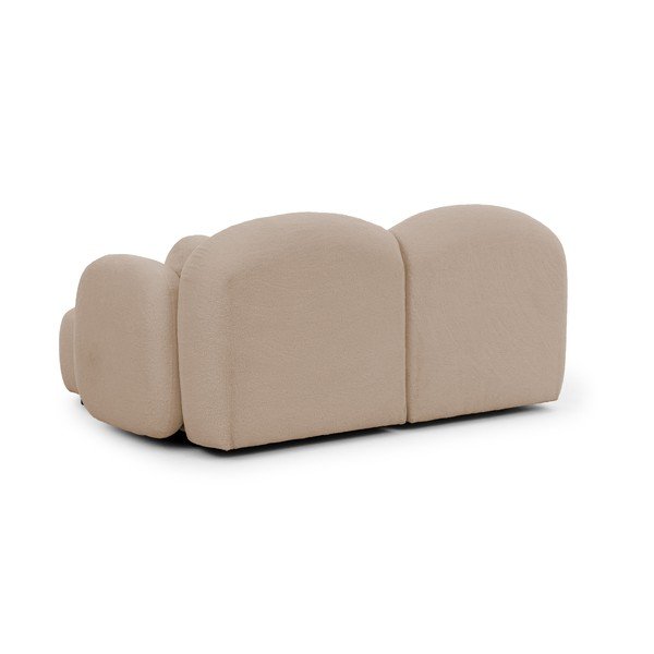 Gaiši brūns stūra dīvāns no buklē auduma (ar labo stūri/ar zvilni) Orbit – Ropez-image-3