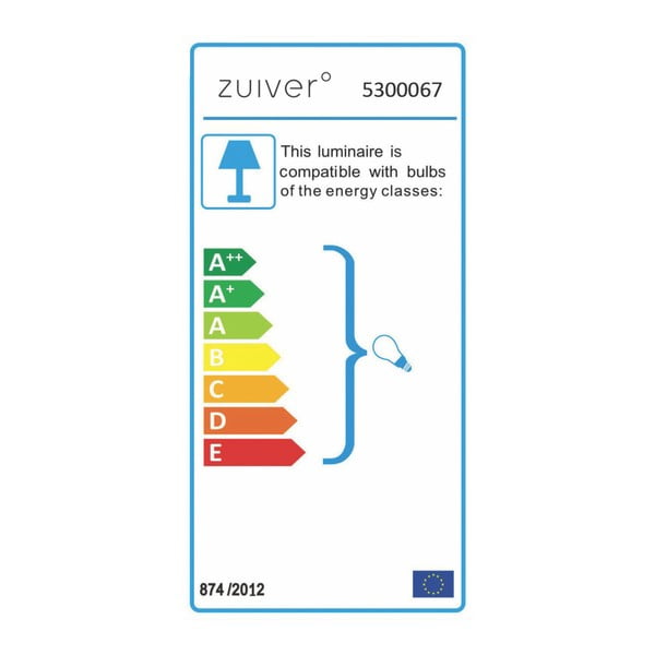 Tumši pelēka griestu lampa Zuiver Dek, ⌀ 51 cm-image-3