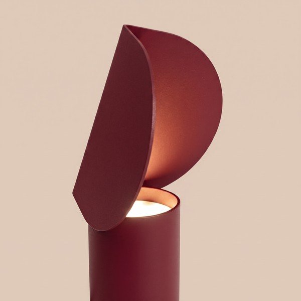 Bordo alumīnija LED galda lampa (augstums 15 cm) BISCUIT – Thoro-image-3