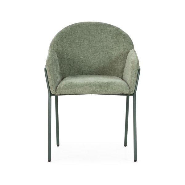 Zaļi polsterēti ēdamistabas krēsli (2 gab.) Aslin – MOME-image-3