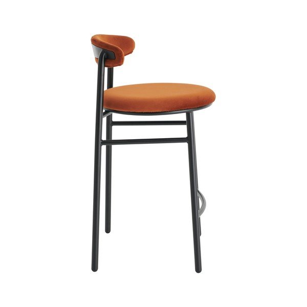 Konjakbrūns metāla bāra krēsls (sēdekļa augstums 66 cm) Doggi – Ellos Home-image-4