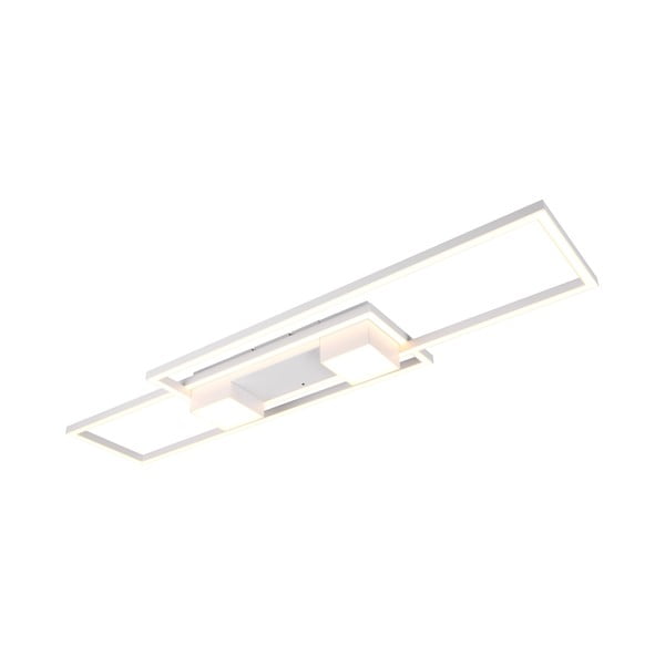 Balta LED griestu lampa ar tālvadību/ar regulējamu spilgtumu 28x100 cm Albany – Trio-image-2