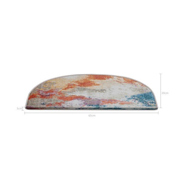 Kāpņu paklāji (16 gab.) 20x65 cm Abstract Festival – Vitaus-image-4
