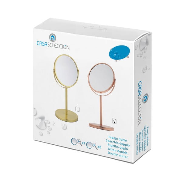 Kosmētikas palielināmais spogulis (2x) ø 17 cm – Casa Selección-image-3