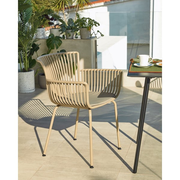 Bēšs dārza krēsls Kave Home Surpika-image-1