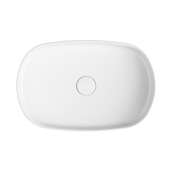Balta keramikas izlietne 55x36 cm Infinity Oval – Sapho-image-2