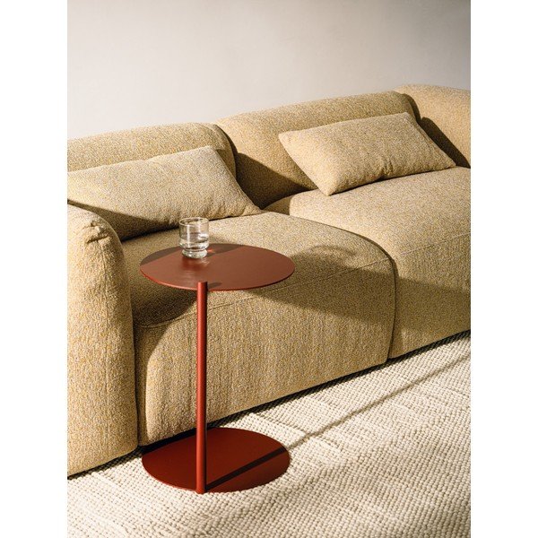 Tērauda apaļš sānu galdiņš 41x40 cm Ande – noo.ma-image-1