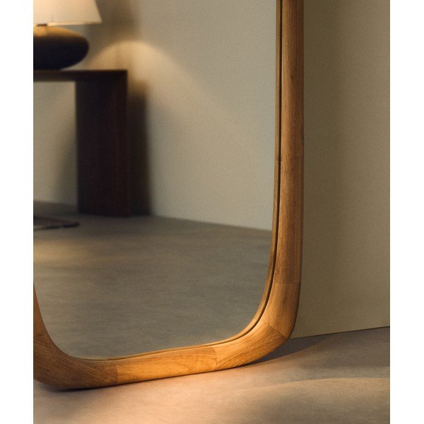 Sienas spogulis ar masīvkoka rāmi 61x158 cm Alura – Kave Home-image-2