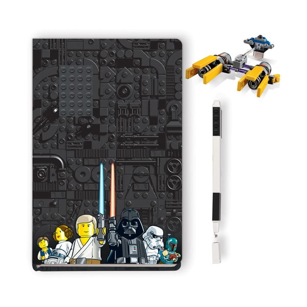 LEGO® Star Wars Podracer blociņš, pildspalva un konstruktors