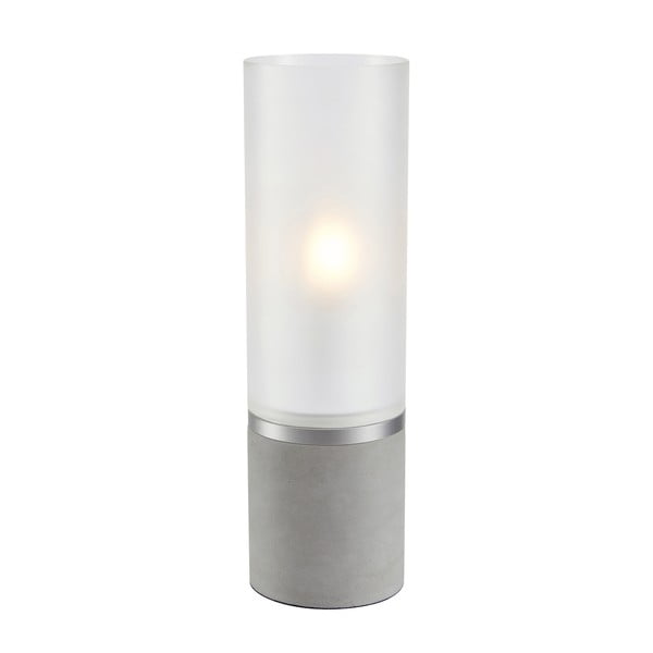 Balta/pelēka betona galda lampa (augstums 40 cm) Molo – Markslöjd
