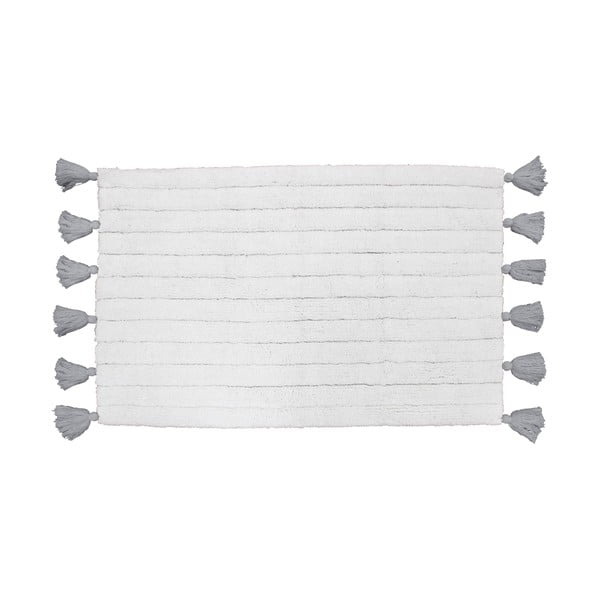 Gaiši pelēks vannas istabas paklājiņš 50x80 cm Minatis – douceur d'intérieur