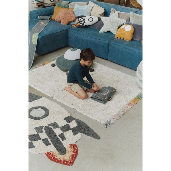 Kokvilnas bērnu spilvens 54x54 cm Stella Blue Sage – Lorena Canals-image-1