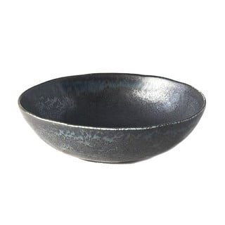 Melna ovāla keramikas bļodiņa MIJ BB, ø 17 x 15 cm