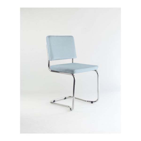 Krēsls ar zilu samta polsterējumu Velvet Atelier Bertha