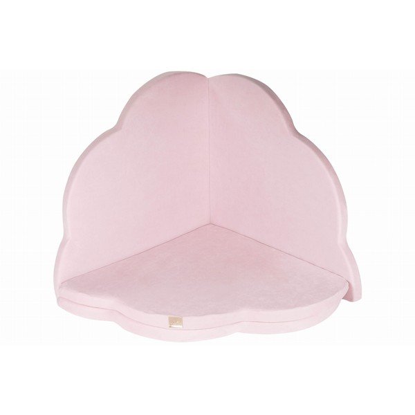 Gaiši rozā bērnu rotaļu paklājiņš 160x160 cm – Meowbaby-image-3