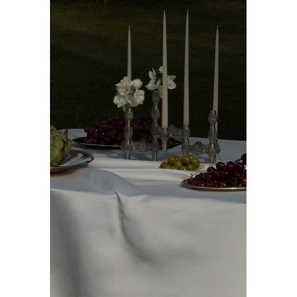 Matētas sudraba krāsas metāla vāze (augstums 10 cm) Quist – STOFF Nagel-image-2