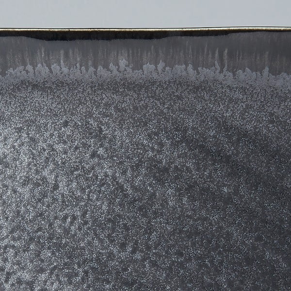 Tumši zils keramikas šķīvis MIJ Matt, 33 x 19 cm-image-3