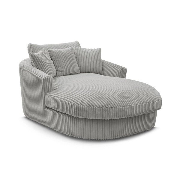 Pelēks velveta atpūtas krēsls Belem – Bobochic Paris