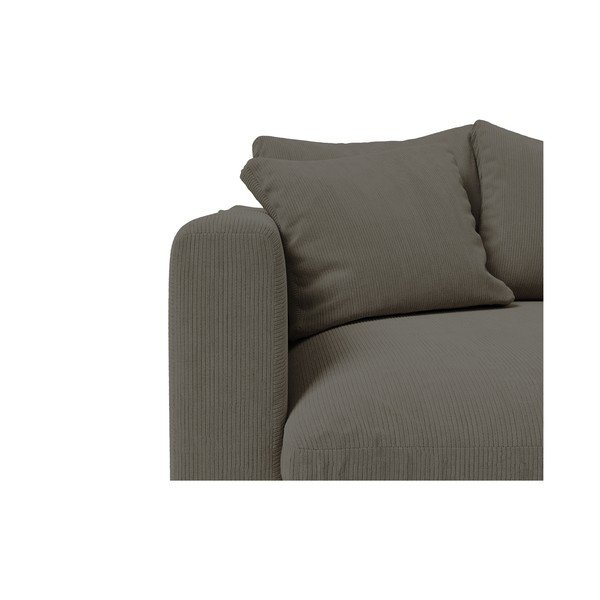 Tumši pelēks velveta krēsls Comfy – Scandic-image-1