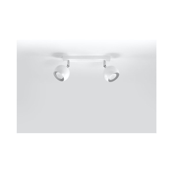 Balta griestu lampa Sollux Ollo Duo-image-1