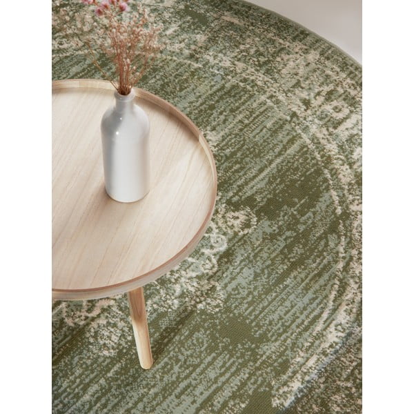 Zaļš apaļš paklājs ø 160 cm Gloria Lydia – Hanse Home-image-3