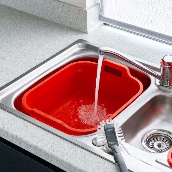 Tumši zila plastmasas bļoda ar diviem rokturiem Addis, 39 x 32 x 14 cm-image-2