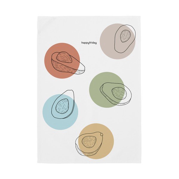 Kokvilnas trauku dvieļi (2 gab.) 50x70 cm Avocado – Happy Friday-image-3