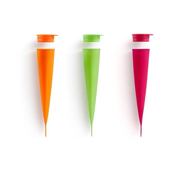 Silikona saldējuma formiņas (3 gab.) – Lékué