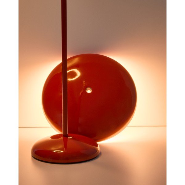 Sarkana LED galda lampa ar regulējamu spilgtumu ar metāla abažūru (augstums 35 cm) Porte – Kave Home-image-2