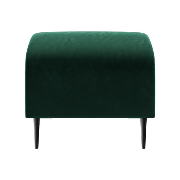 Tumši zaļš samta pufs Ghado Shel-image-2