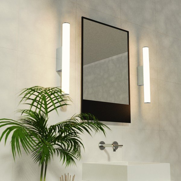 Melna sienas lampa SULION Caspio, garums 60 cm-image-3