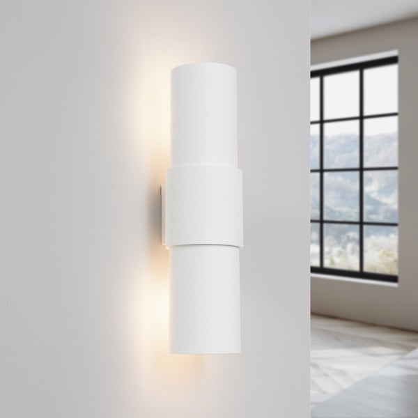 Balta sienas lampa Aurea – Sollux-image-2