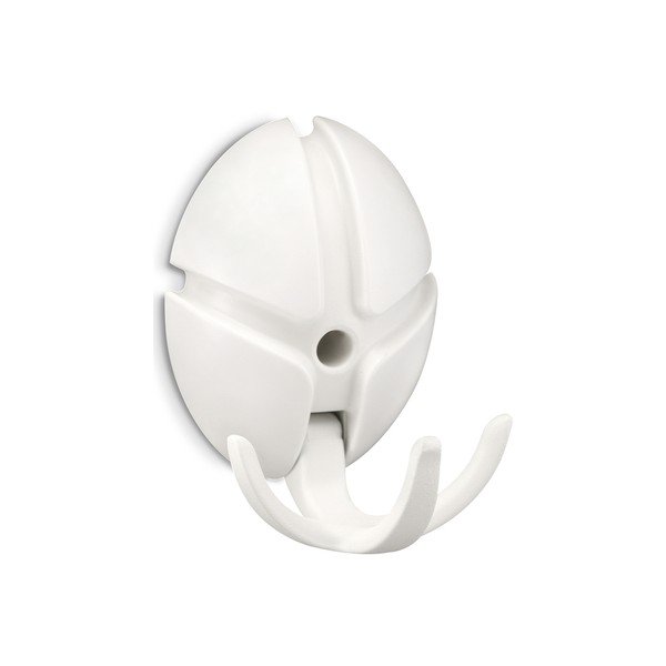 Balts plastmasas sienas āķis Tick – Spinder Design-image-1