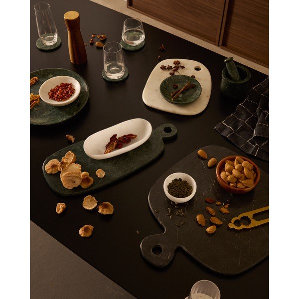 Marmora griešanas dēlis pasniegšanai 20 x 3 cm Obar – Kave Home-image-2