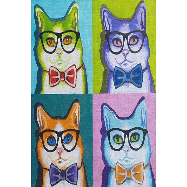 Neslīdošs bērnu paklājs Conceptum Hypnose Animals, 80 x 200 cm-image-4