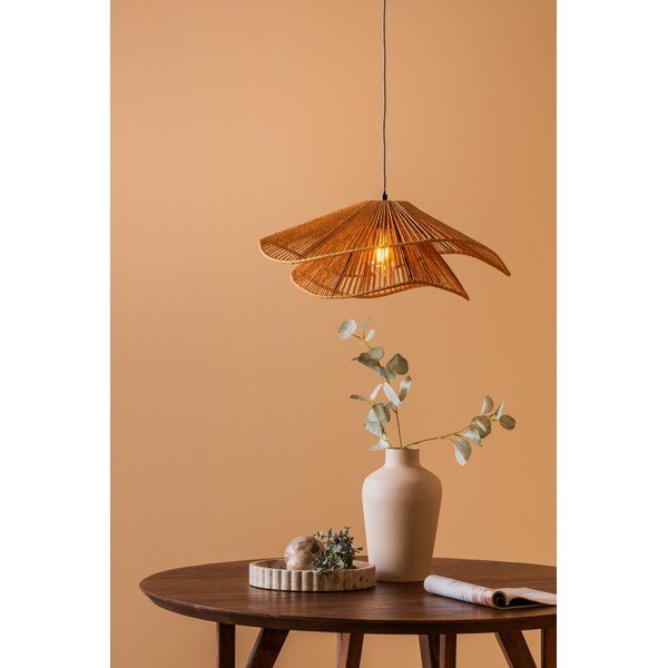 Zelta krāsas piekaramā lampa no papīra auklas ø 60 cm  Sombra  – Leitmotiv-image-1