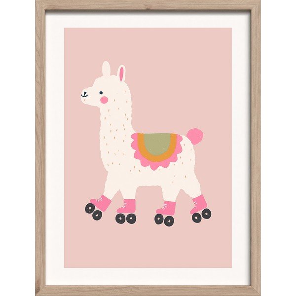 Bērnu plakāts 30x40 cm Roller Llama – Styler