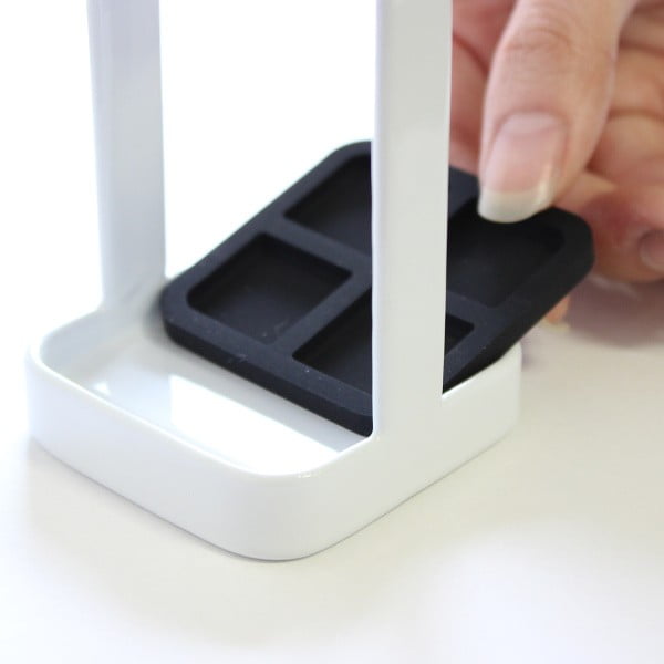 Balts zobu birstes turētājs YAMAZAKI Tower Slim-image-2